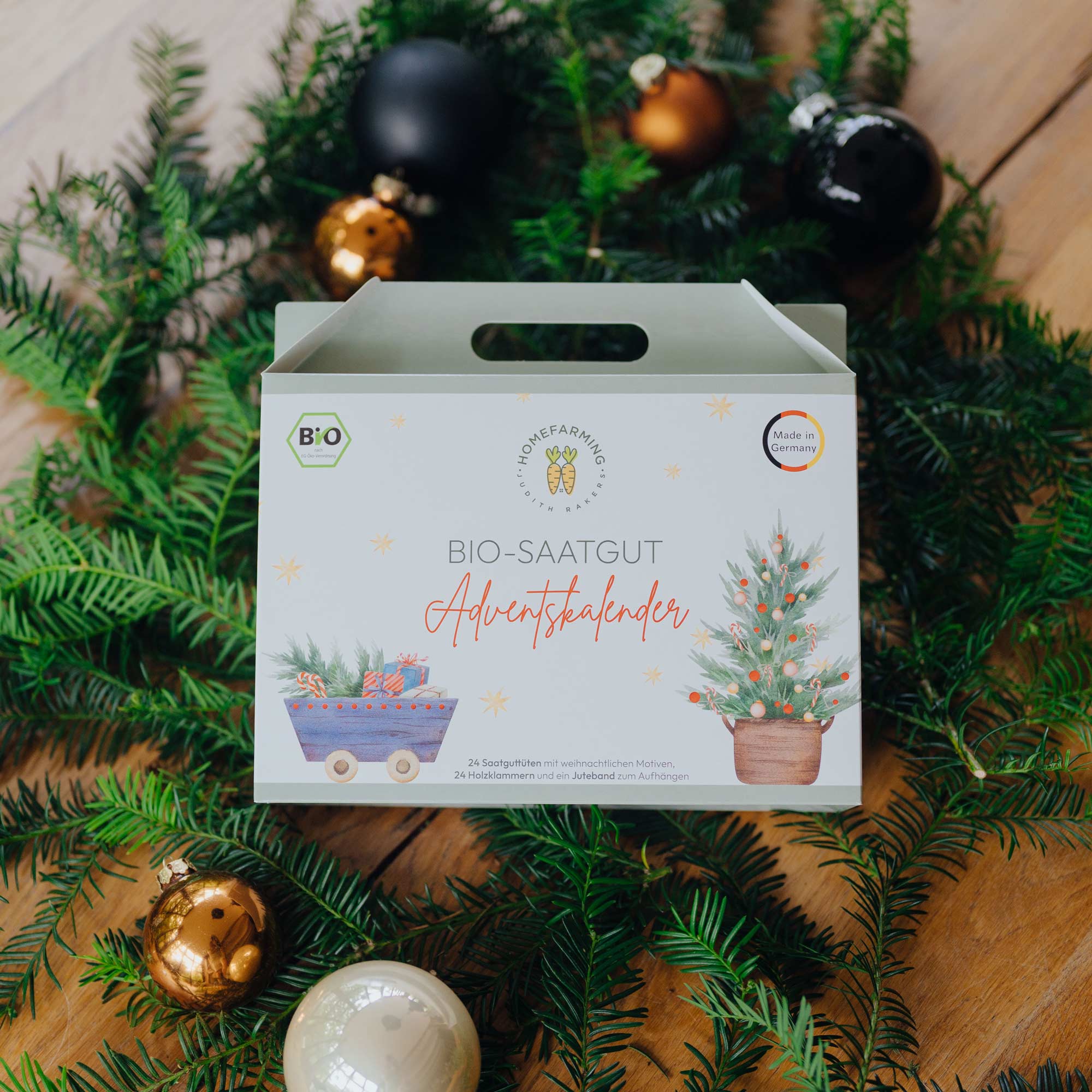 Adventskalender-Trageschachtel 25