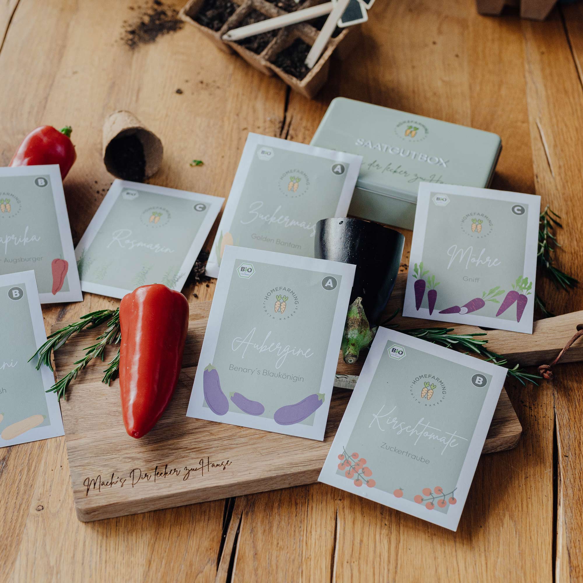 BIO-Saatgutbox Grillgemüse